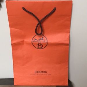 Authentic Hermes gift bag